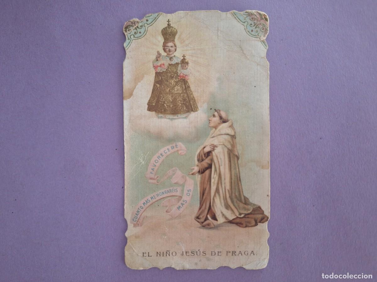Postales: ESTAMPA TROQUELADA NI&Ntilde;O JESUS DE PRAGA E3