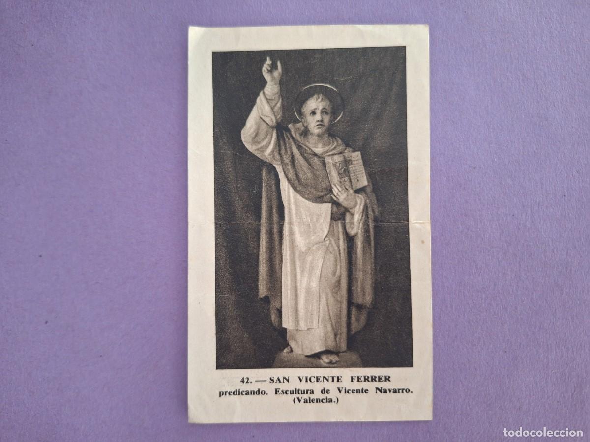 Postales: ESTAMPA SAN VICENTE FERRE PREDICANDO RECUERDOS SANTA MISION E4