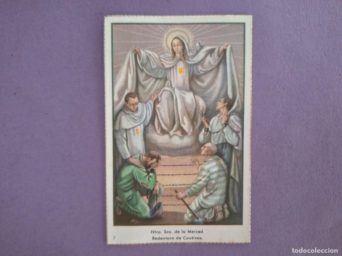 Postales: ESTAMPA NUESTRA SE&Ntilde;ORA DE LA MERCED REDENTORA DE CAUTIVOS E10