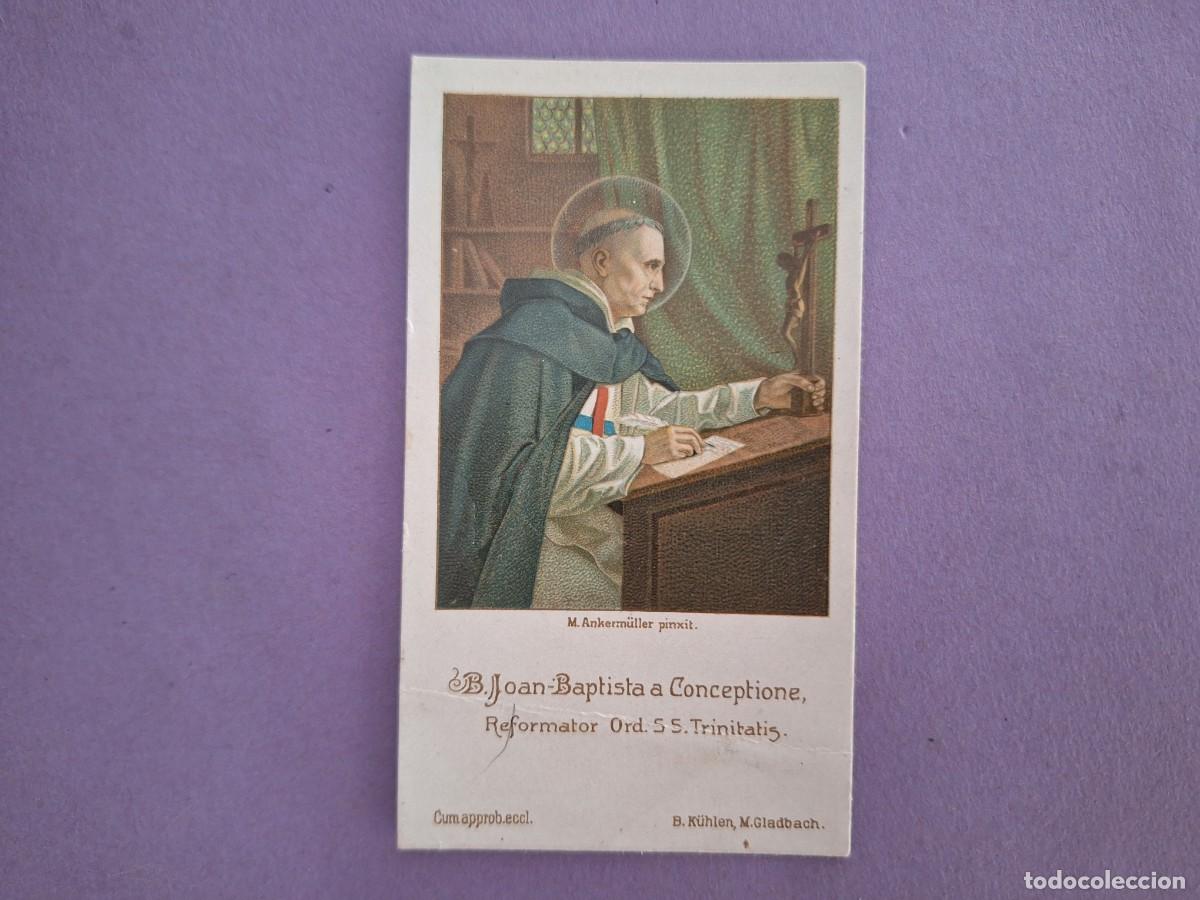 Postales: ESTAMPA B. JOAN BAPTISTA A CONCEPTIONE RECUERDO MADRE ISABEL A&Ntilde;O 1928 E18