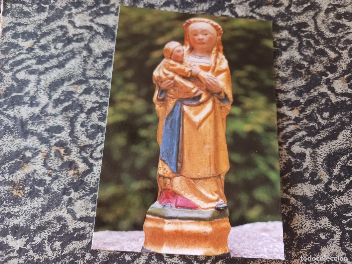 Postales: 2 santuario de la bien aparecida, talla de la virgen