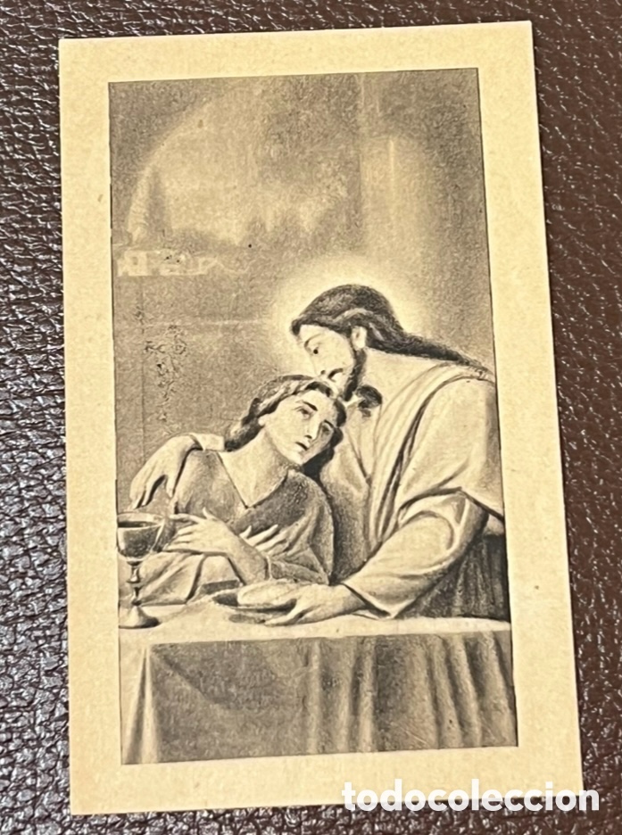 Postales: Estampa Religiosa. Jes&uacute;s y San Juan Evangelista. Mid-Century.
