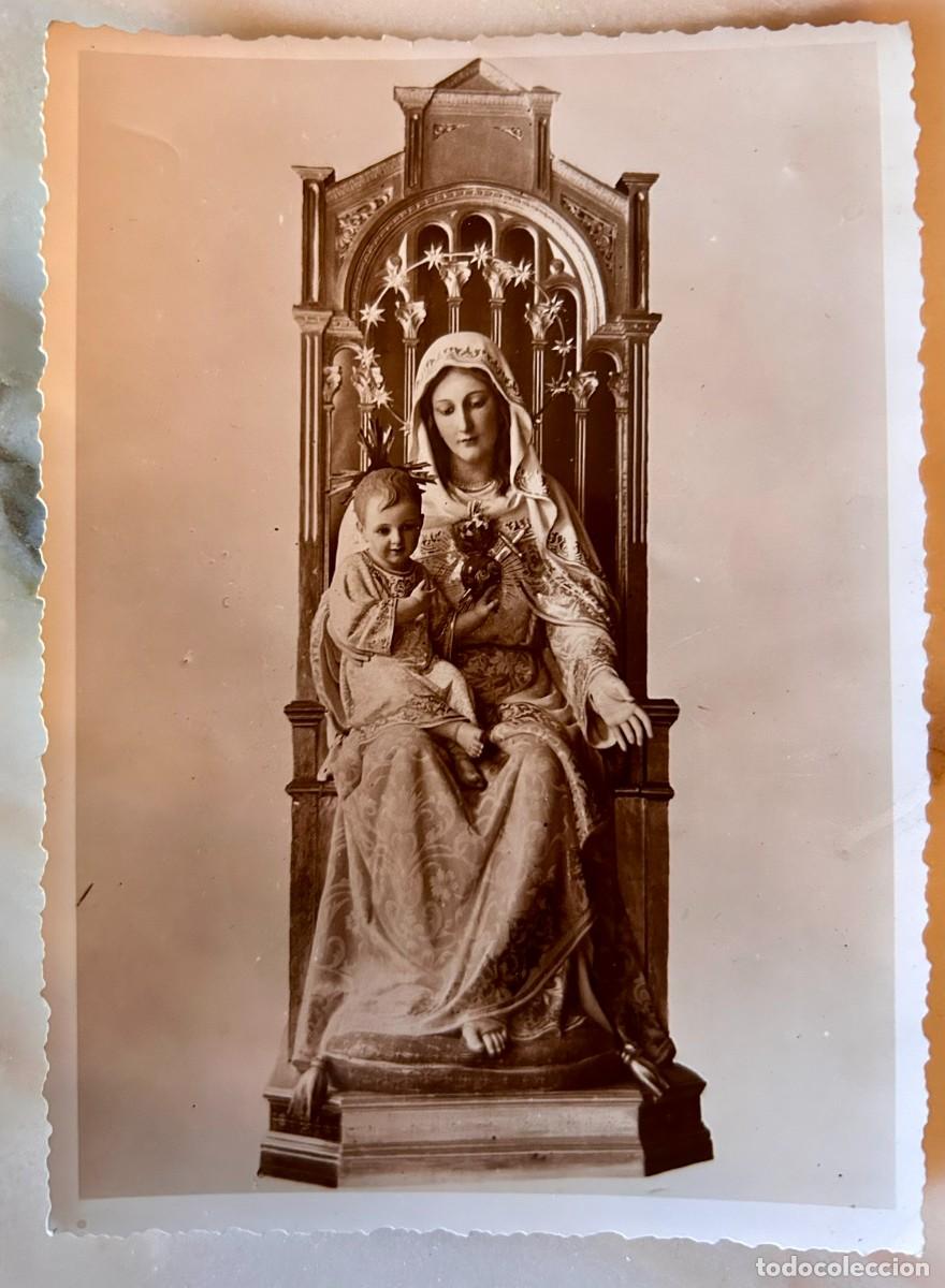 Postales: FOTOGRAFIA DE LA MARE DE D&Eacute;U DE L' IMMACULAT COR DE MARIA - CASA-MISSI&Oacute; DELS CLARETIANS SOLSONA 1945