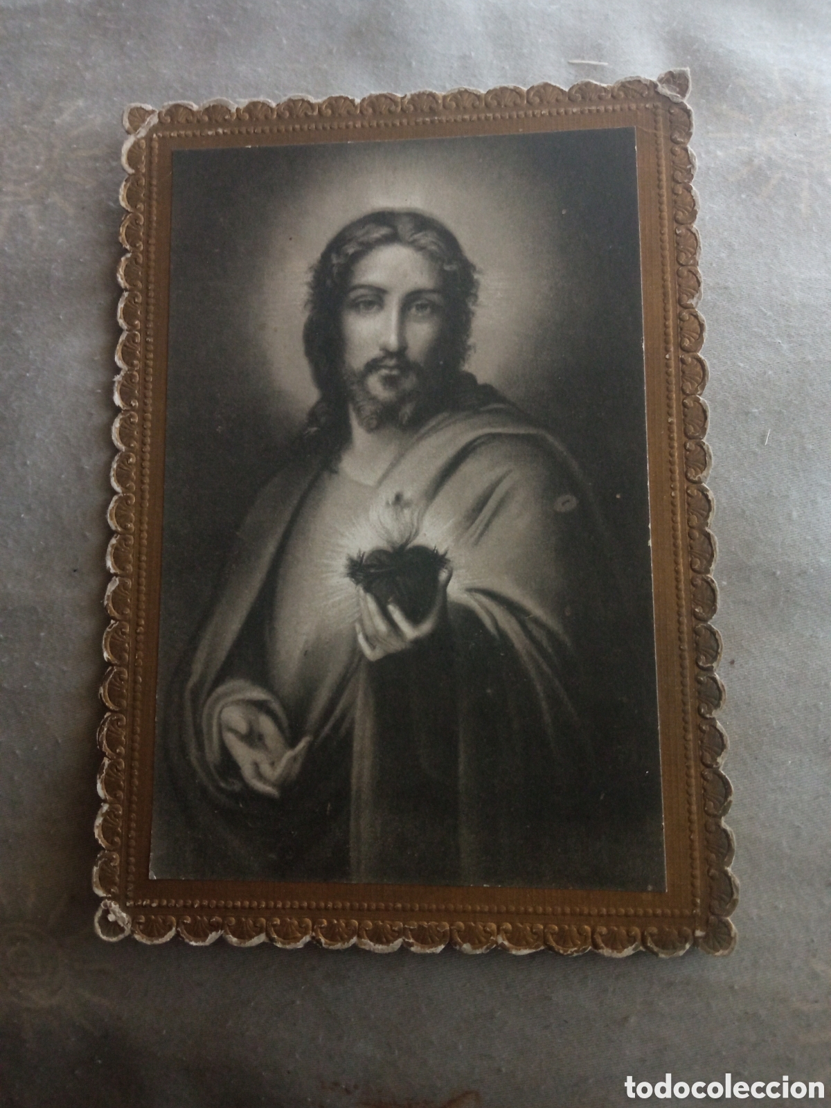 Postales: Antigua postal religiosa, Sagrado Coraz&oacute;n de Jes&uacute;s
