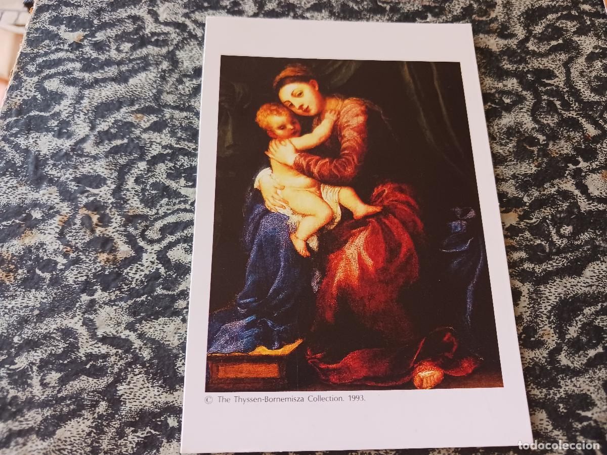 Postales: la verge ambel nen, bernardo daddi - Col&middot;lecci&oacute; Thyssen-Bornemisza (Pedralbes)