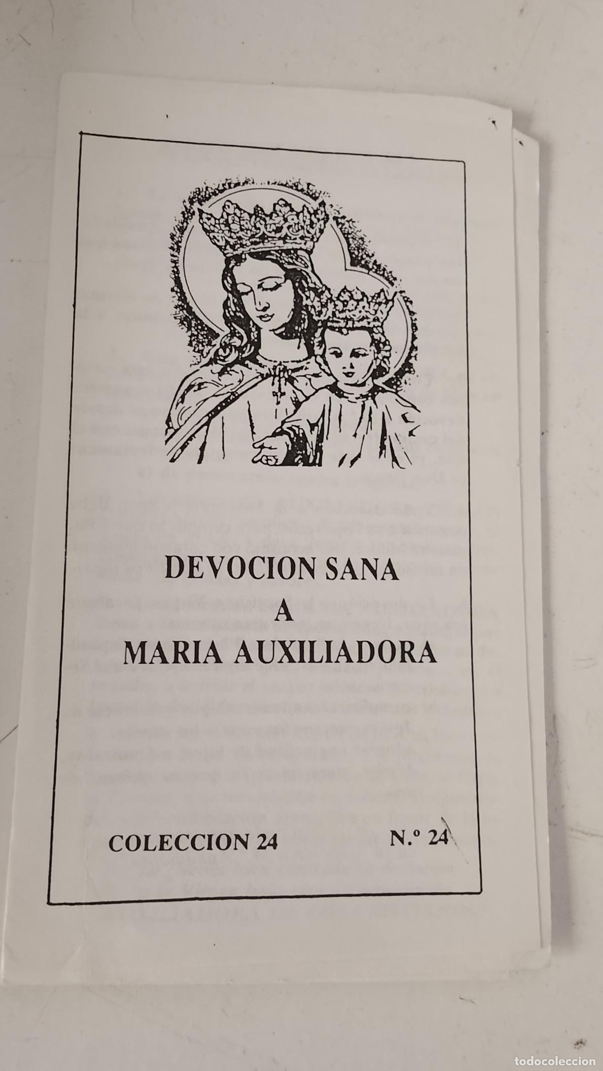 Postales: ESTAMPA RELIGIOSA CON IMAGEN DE LA VIRGEN MARIA AUXILIADORA .
