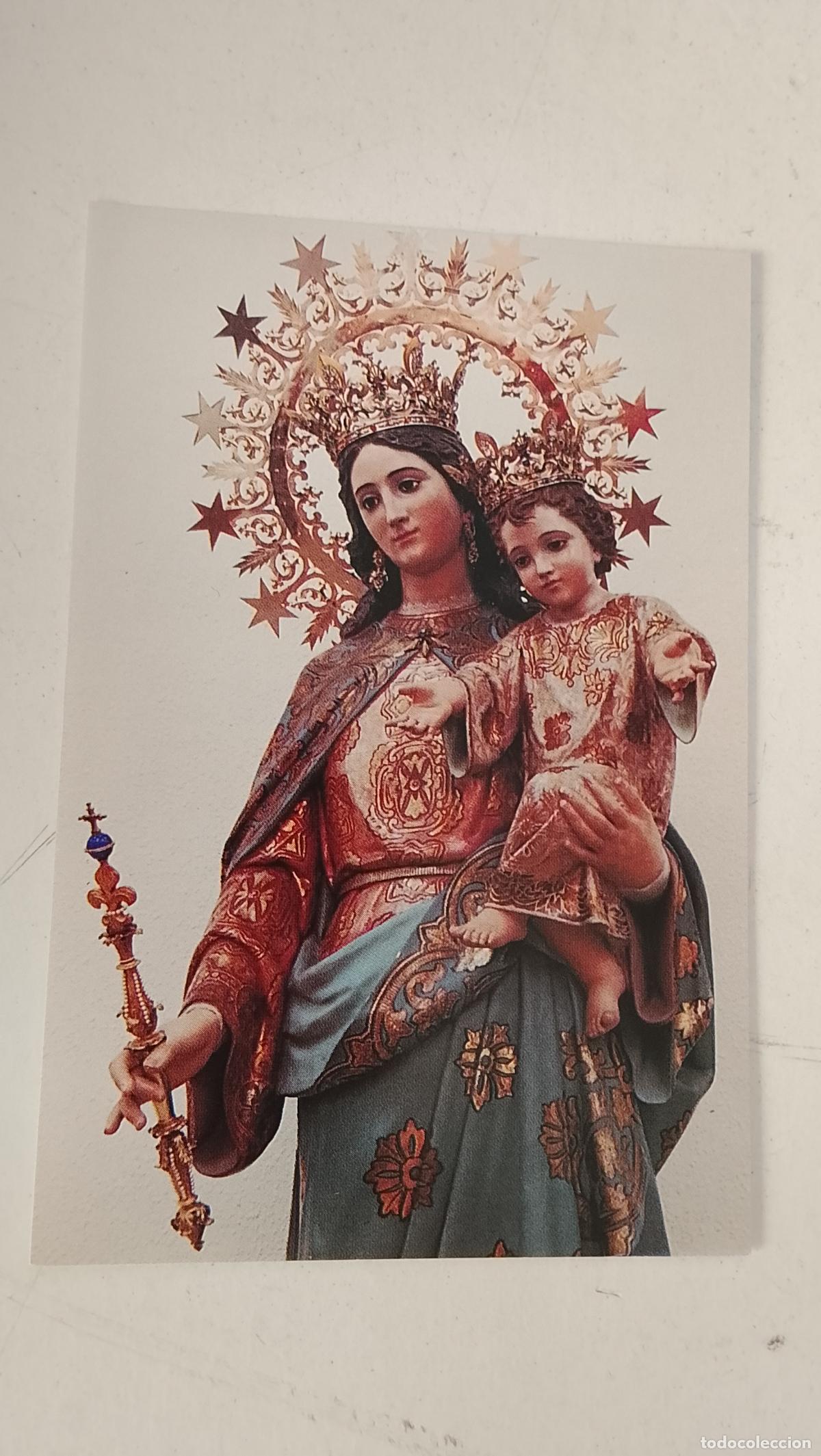 Postales: ESTAMPA RELIGIOSA CON IMAGEN DE LA VIRGEN MARIA AUXILIADORA .