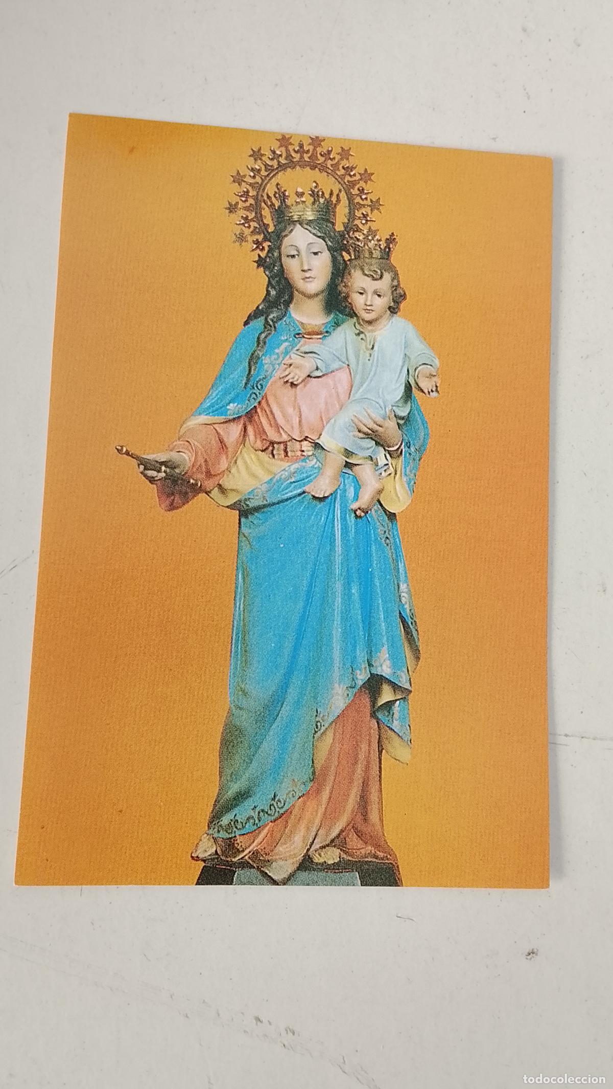 Postales: ESTAMPA RELIGIOSA CON IMAGEN DE LA VIRGEN MARIA AUXILIADORA .