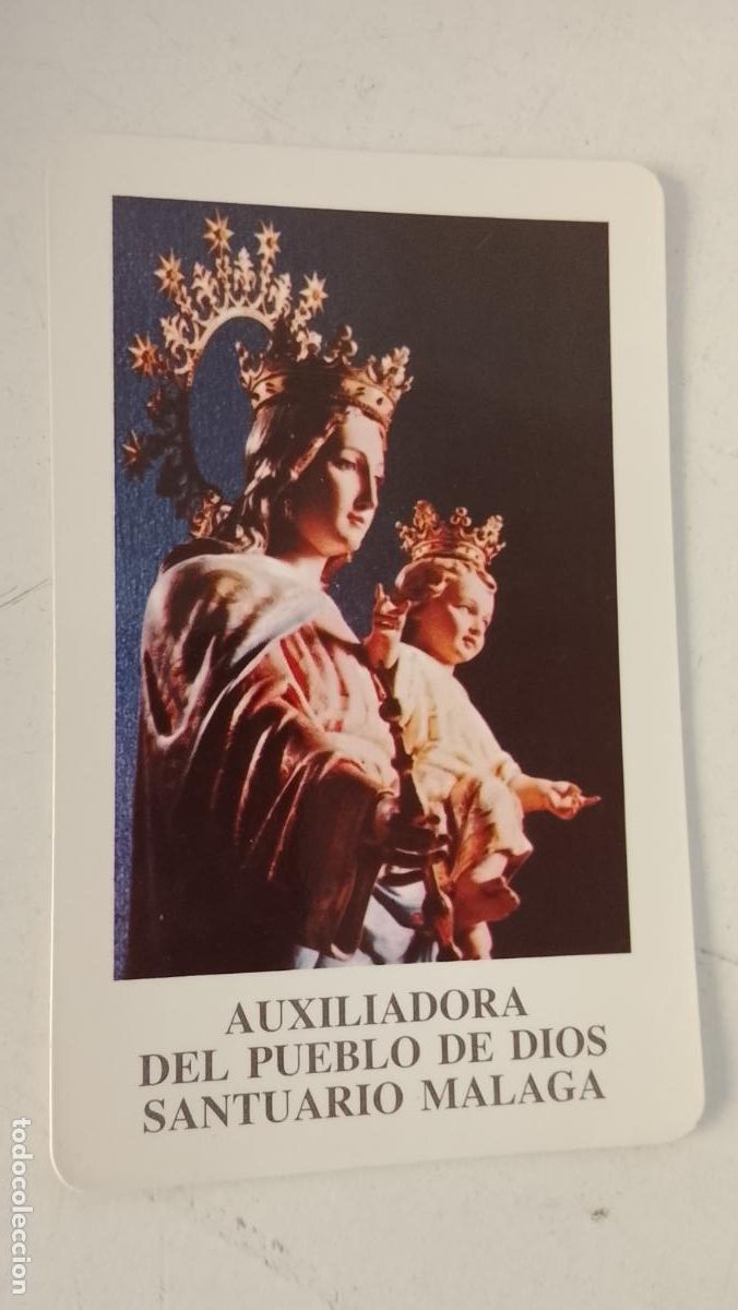 Postales: ESTAMPA RELIGIOSA CON IMAGEN DE LA VIRGEN MARIA AUXILIADORA .