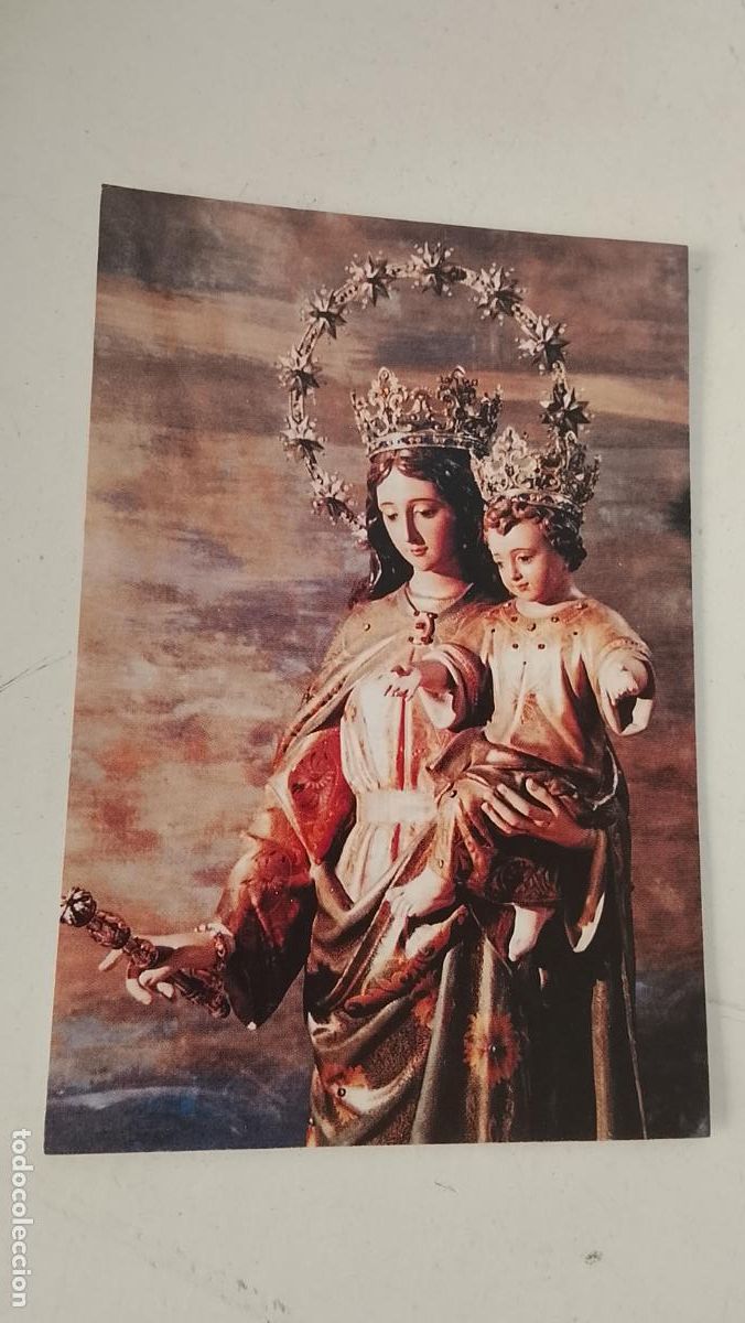 Postales: ESTAMPA RELIGIOSA CON IMAGEN DE LA VIRGEN MARIA AUXILIADORA .