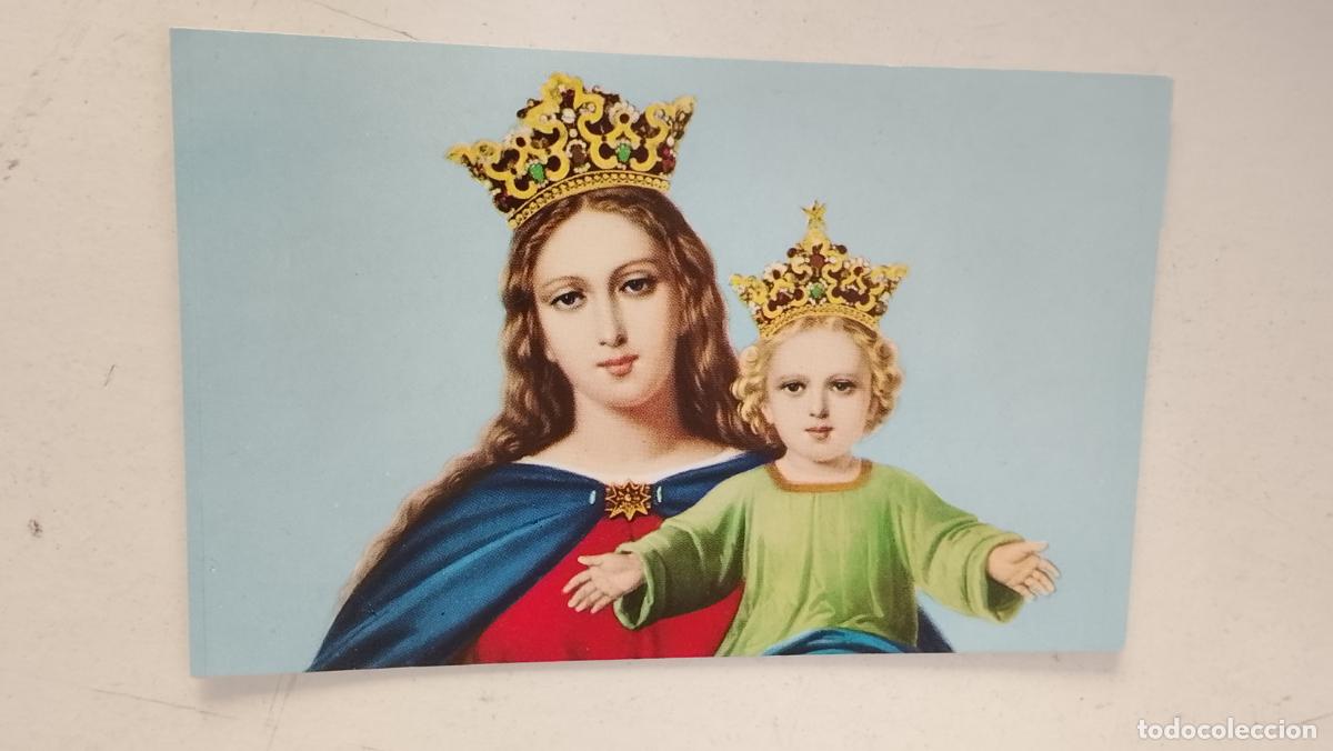 Postales: ESTAMPA RELIGIOSA CON IMAGEN DE LA VIRGEN MARIA AUXILIADORA .