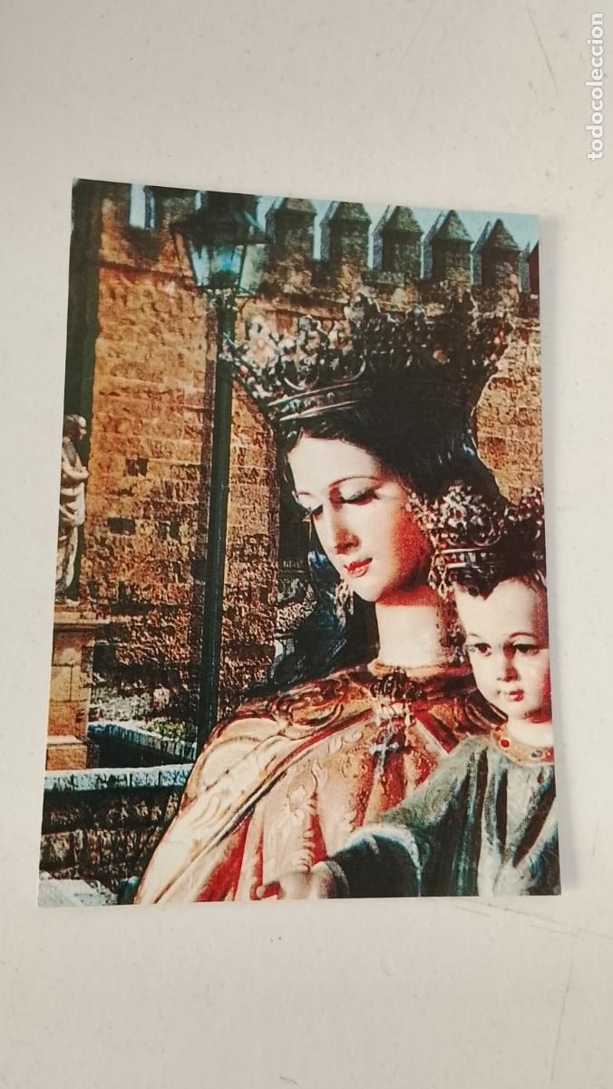 Postales: ESTAMPA RELIGIOSA CON IMAGEN DE LA VIRGEN MARIA AUXILIADORA .