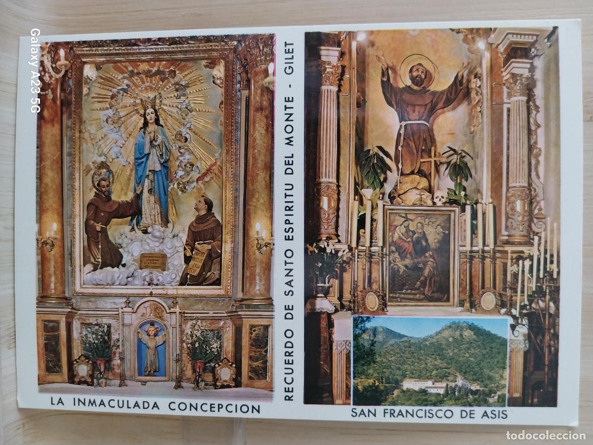 Postales: INMACULADA CONCEPCION SAN FRANCISCO ASIS GILET ED ZERKOWITZ P FRANCISCANOS