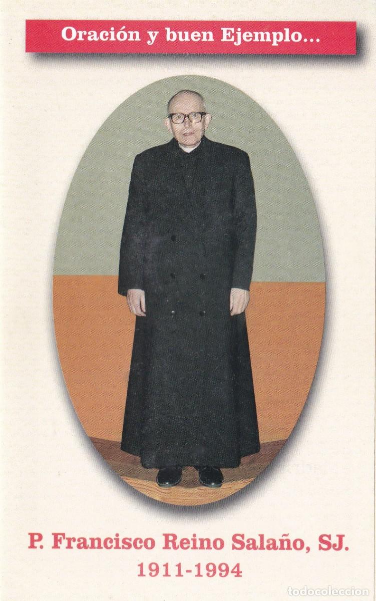 Postales: DIPTICO P. FRANCISCO REINO SALA&Ntilde;O, SJ. (1911-1994) - DATOS BIOGRAFICOS Y ORACION/PETICION