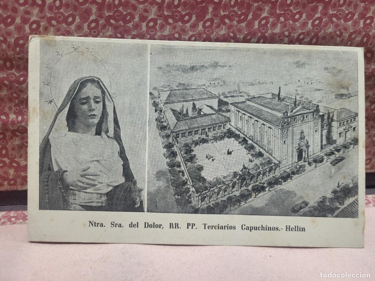 Postales: VIRGEN NTRA SRA DEL DOLOR TERCIARIOS CAPUCHINOS HELLIN ALBACETE CASTILLA LA MANCHA