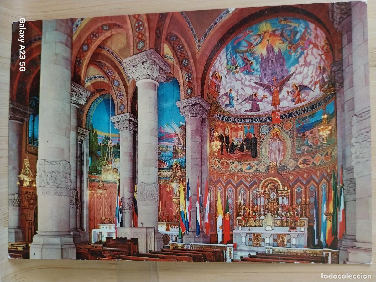 Postales: BASILICA SAGRADO CORAZON JESUS BARCELONA TIBIDABO ED ZERKOWITZ 2070