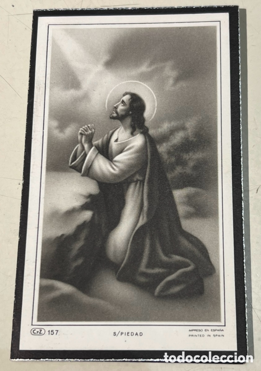 Postales: Estampa Religiosa. Obituario. Palma de Mallorca. 1967.