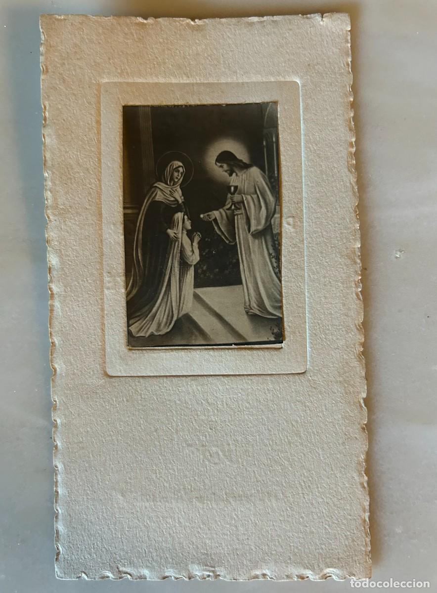 Postales: RECORDATORIO PRIMERA COMUNI&Oacute;N - 1926 - HOSPITALET DE LLOBREGAT
