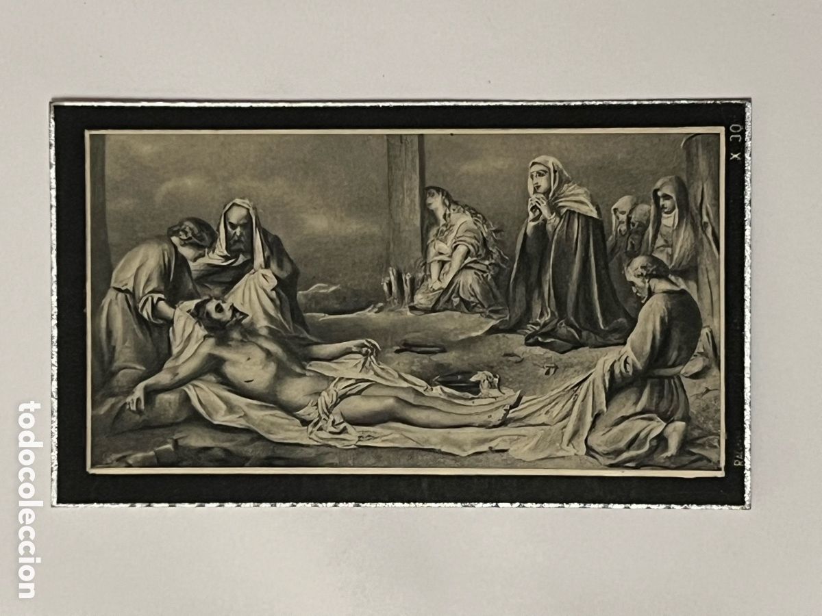 Postales: TABERNES BLANQUES, Valencia. Esquela D. Rafael Bellver. Santo Rosario. Iglesia Parroquial (a.1953)