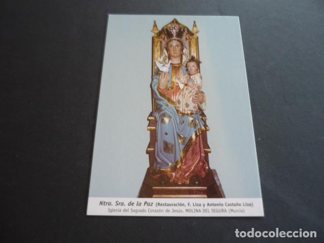 Postales: MOLINA DEL SEGURA MURCIA NUESTRA SE&Ntilde;ORA DE LA PAZ POSTAL