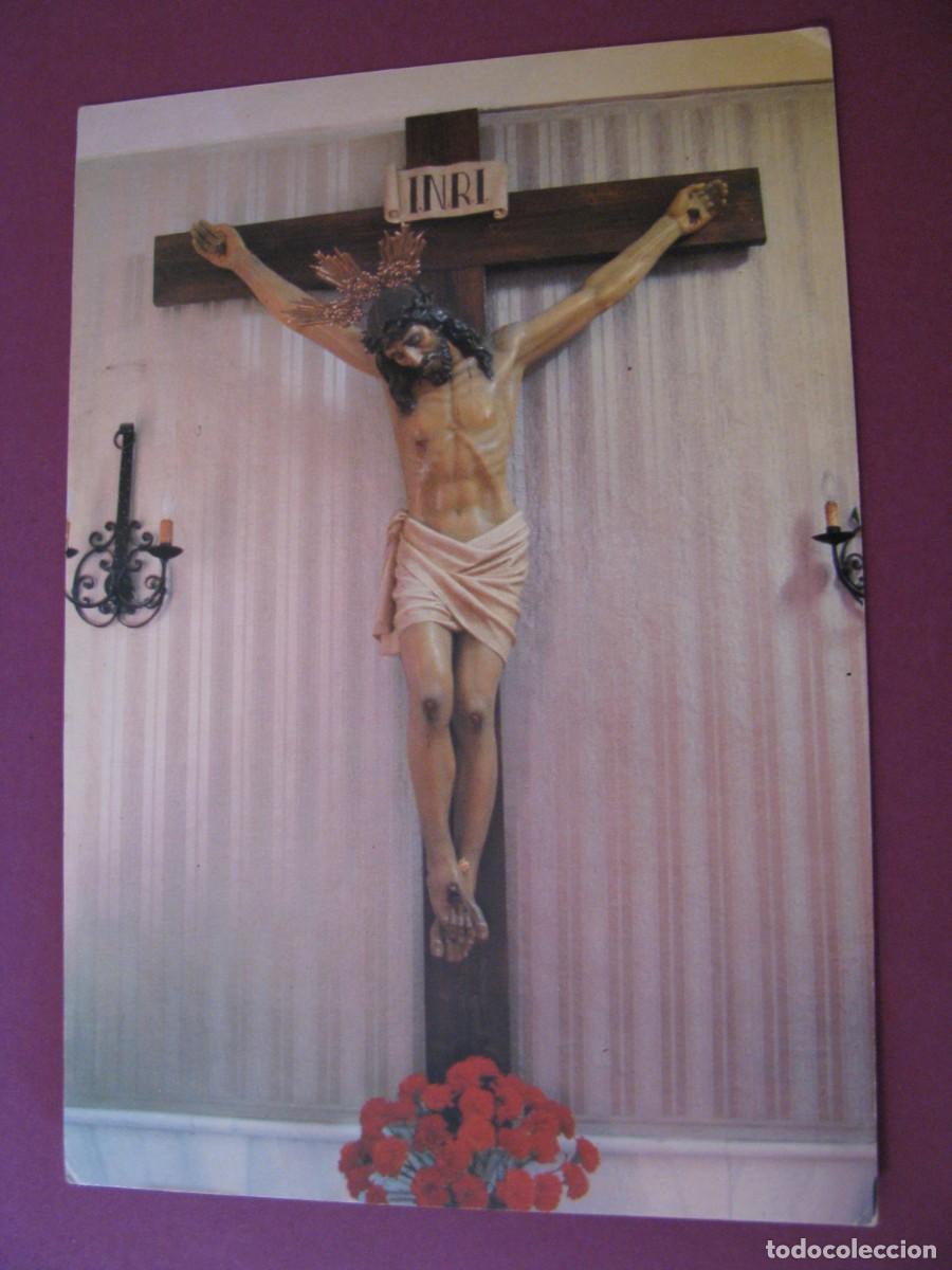 Postales: POSTAL DE RINCON DE LA VICTORIA. CRISTO CRUCIFICADO. PARROQUIA. MANE