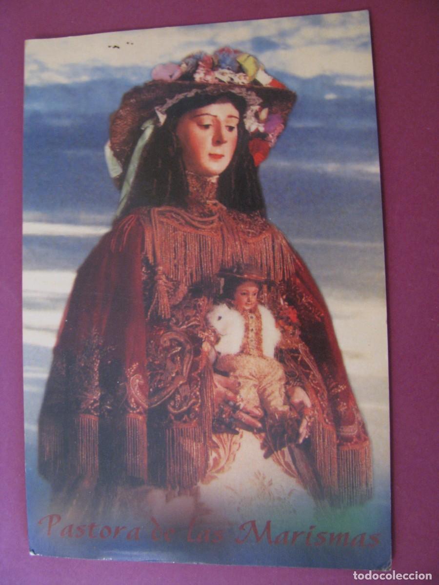 Postales: POSTAL DE VIRGEN DEL ROCIO, ALMONTE. PASTORA DE LAS MARISMAS.