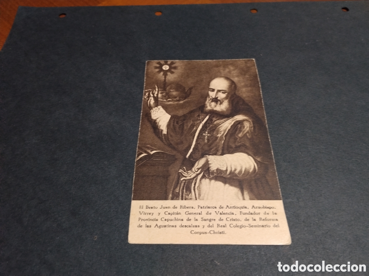 Postales: Postal o estampa religiosa beato Juan de Ribera