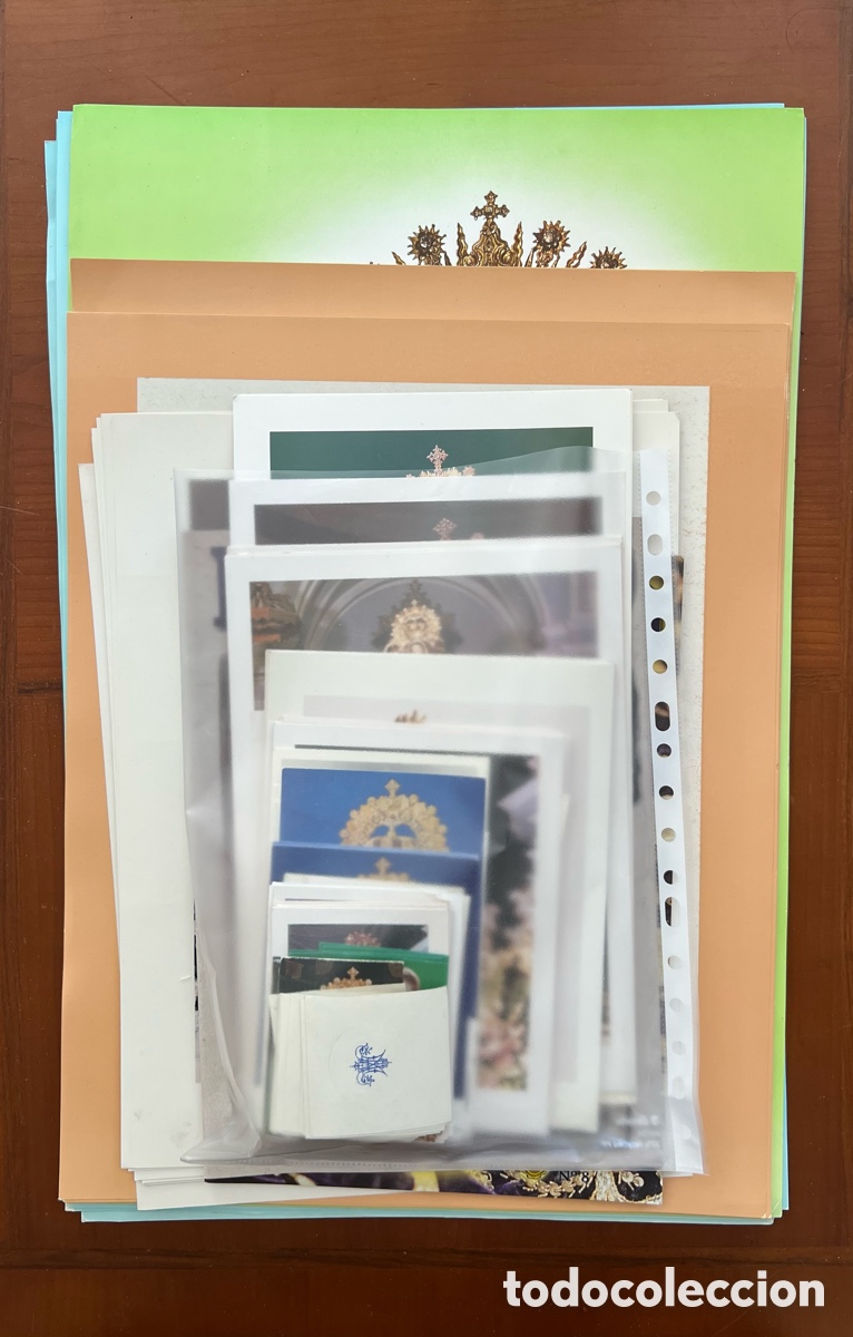 Postales: GRAN LOTE DE IMAGENES ANTIGUAS LAMINAS Y ESTAMPAS DE LA VIRGEN DE LAS MARAVILLAS CEHEGIN ( MURCIA )