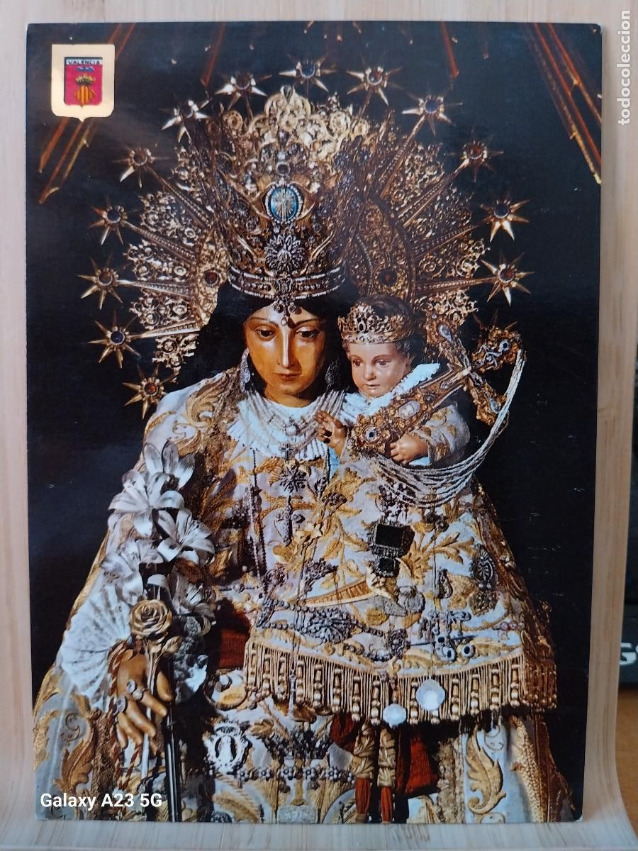 Postales: VIRGEN DE LOS DESAMPARADOS VALENCIA ED FISA 1284 ESCRITA A&Ntilde;O 1977