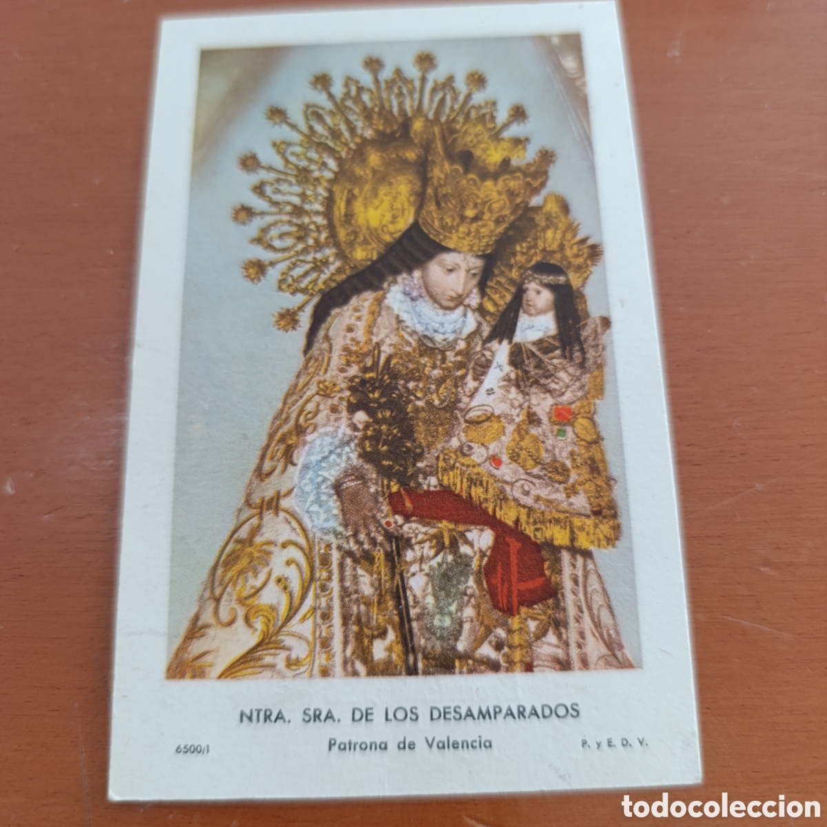 Postkarten: Bronchales,1976, Virgen de los Desamparados,colonia veraniega valenciana, fiesta en honor .