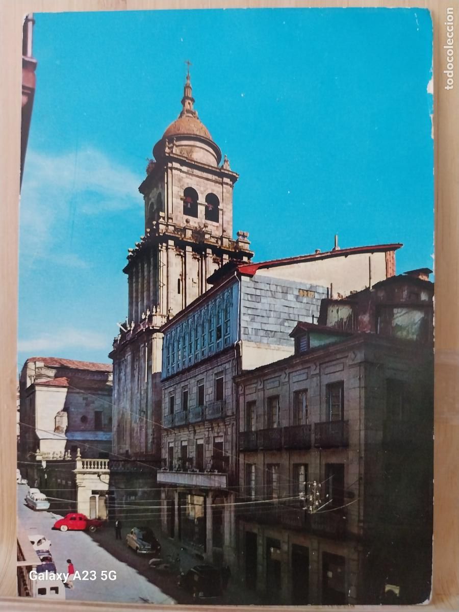 Postales: ORENSE CATEDRAL ED ARRIBAS 2009 SC ORIGINAL ANIMADA COCHES CLASICOS