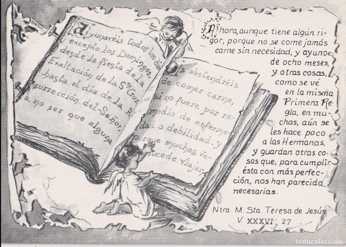 Postales: IV CENTENARIO DE LA MUERTE DE SANTA TERESA DE JES&Uacute;S - CARMELITAS DESCALZAS N&ordm;3 - S/C