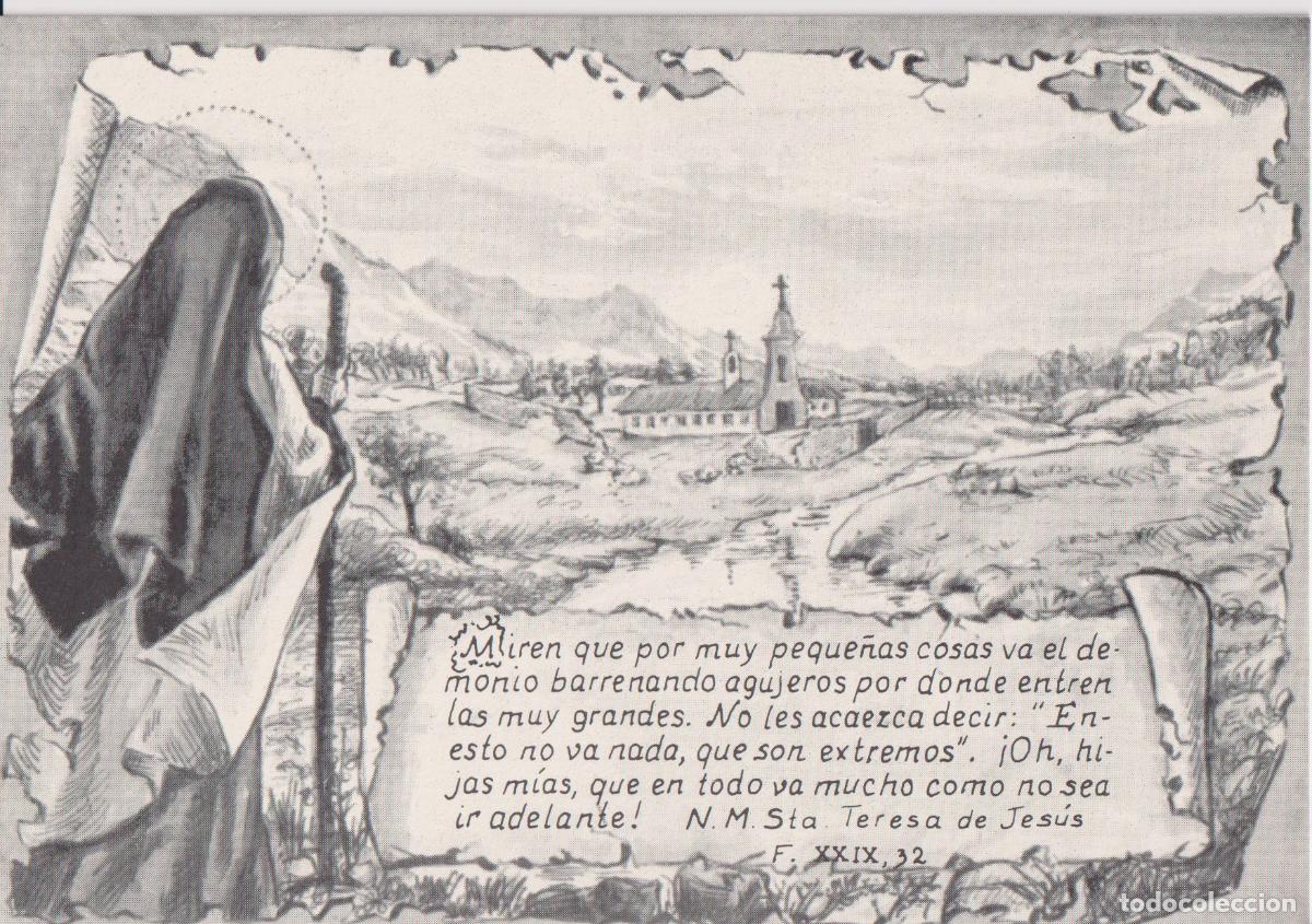 Postales: IV CENTENARIO DE LA MUERTE DE SANTA TERESA DE JES&Uacute;S - CARMELITAS DESCALZAS N&ordm;13 - S/C