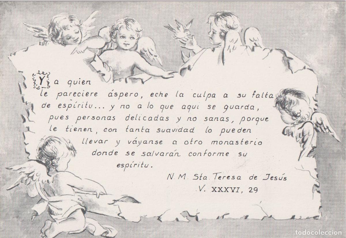 Postales: IV CENTENARIO DE LA MUERTE DE SANTA TERESA DE JES&Uacute;S - CARMELITAS DESCALZAS N&ordm;7 - S/C