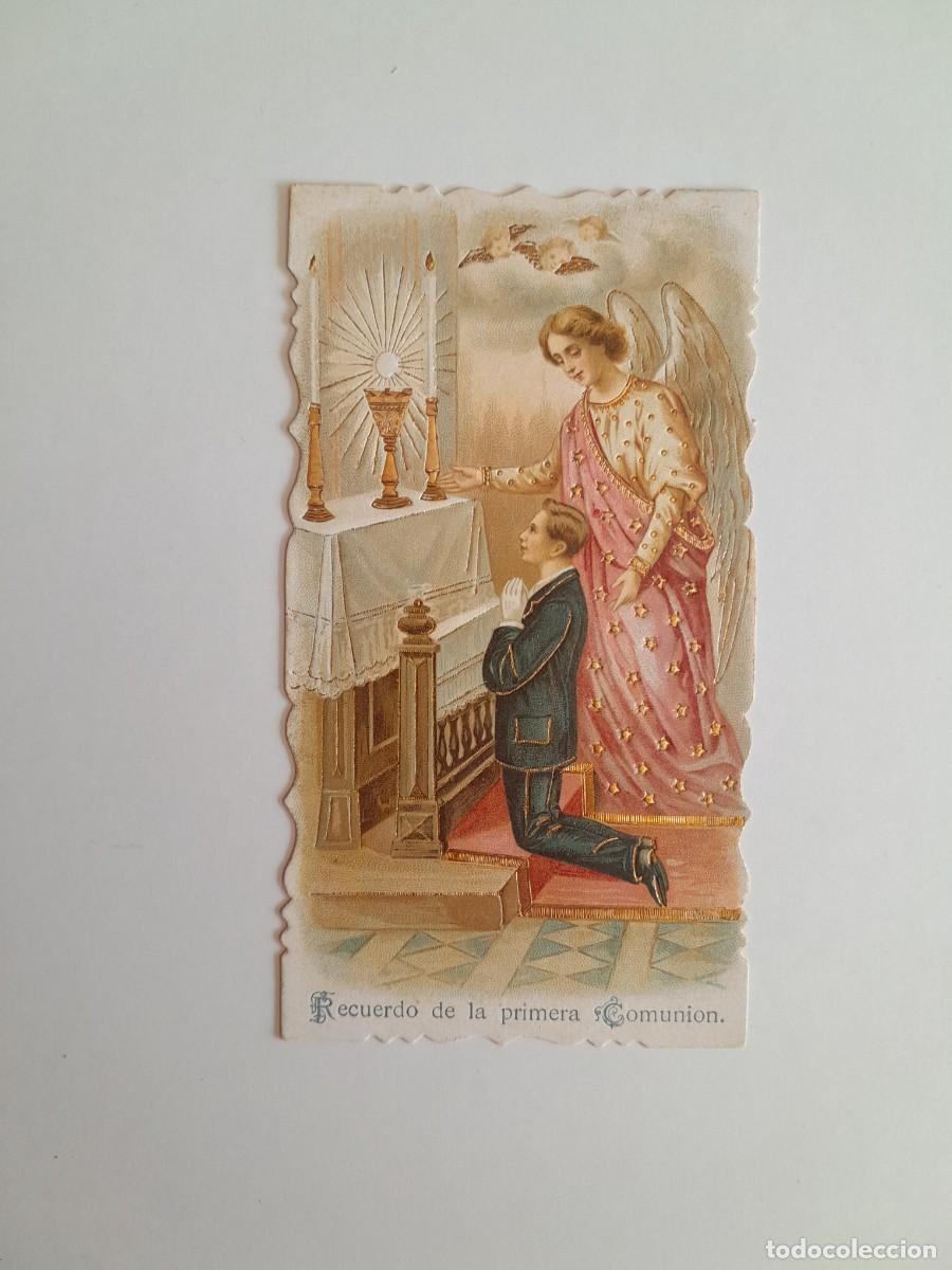 Postales: RECUERDO DE LA PRIMERA COMUNI&Oacute;N DE ESTILO MODERNISTA DE SAGIM&Oacute;N SOL&Eacute; Y UG&Eacute; (1911)