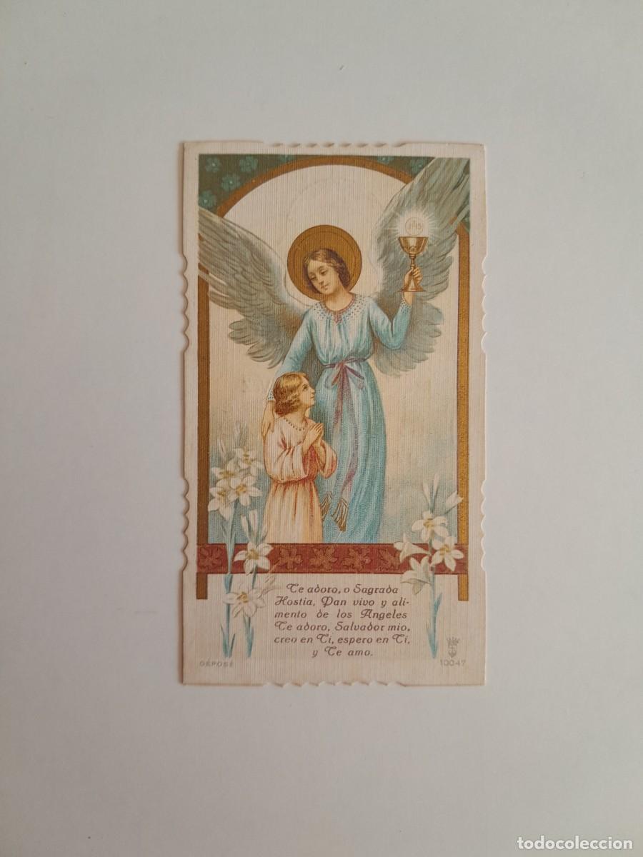 Postales: RECUERDO DE LA PRIMERA COMUNI&Oacute;N DE ESTILO MODERNISTA DE FRANCISCO NICOLAU VILLAPLANA (1926)