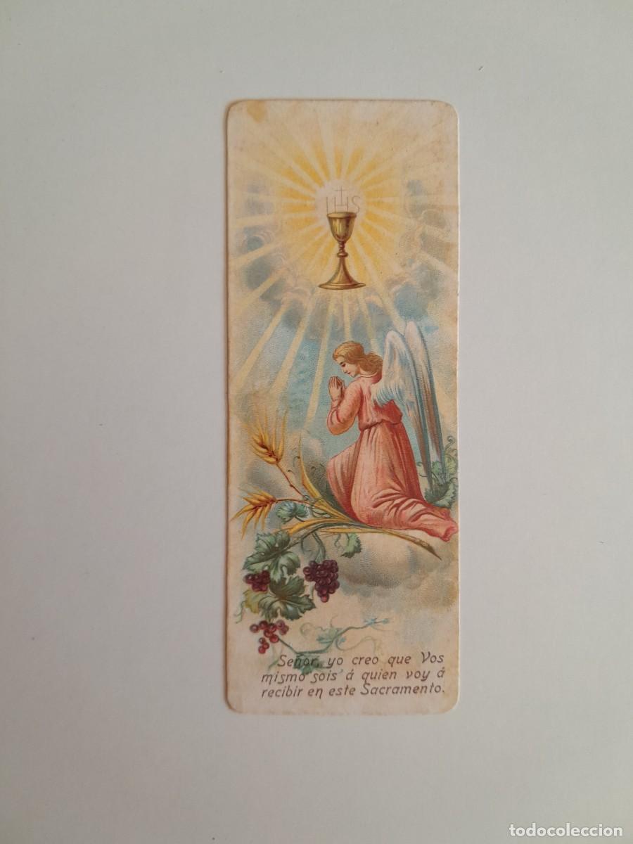 Postales: RECUERDO DE LA PRIMERA COMUNI&Oacute;N DE ESTILO MODERNISTA DE MAR&Iacute;A LUISA GENESC&Aacute; AYXEM&Uacute;S (1903)
