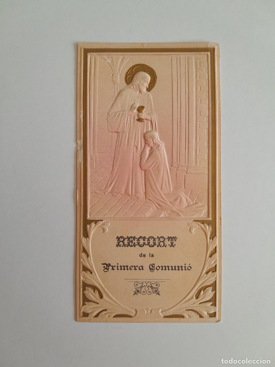 Postales: RECUERDO DE LA PRIMERA COMUNI&Oacute;N DE ESTILO MODERNISTA (c.1910)