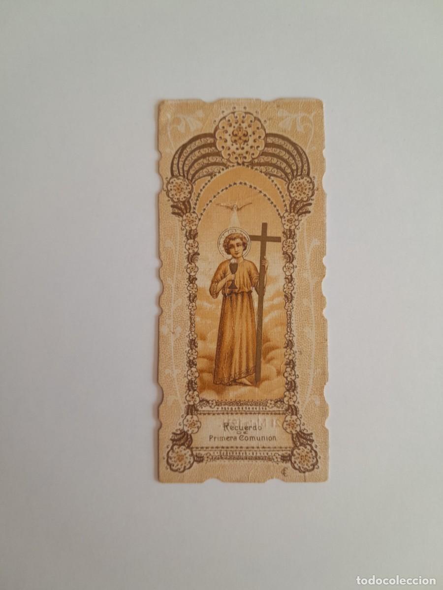 Postales: RECUERDO DE LA PRIMERA COMUNI&Oacute;N DE ESTILO MODERNISTA DE VICENTA FOLGAROLAS TANCER (1934)