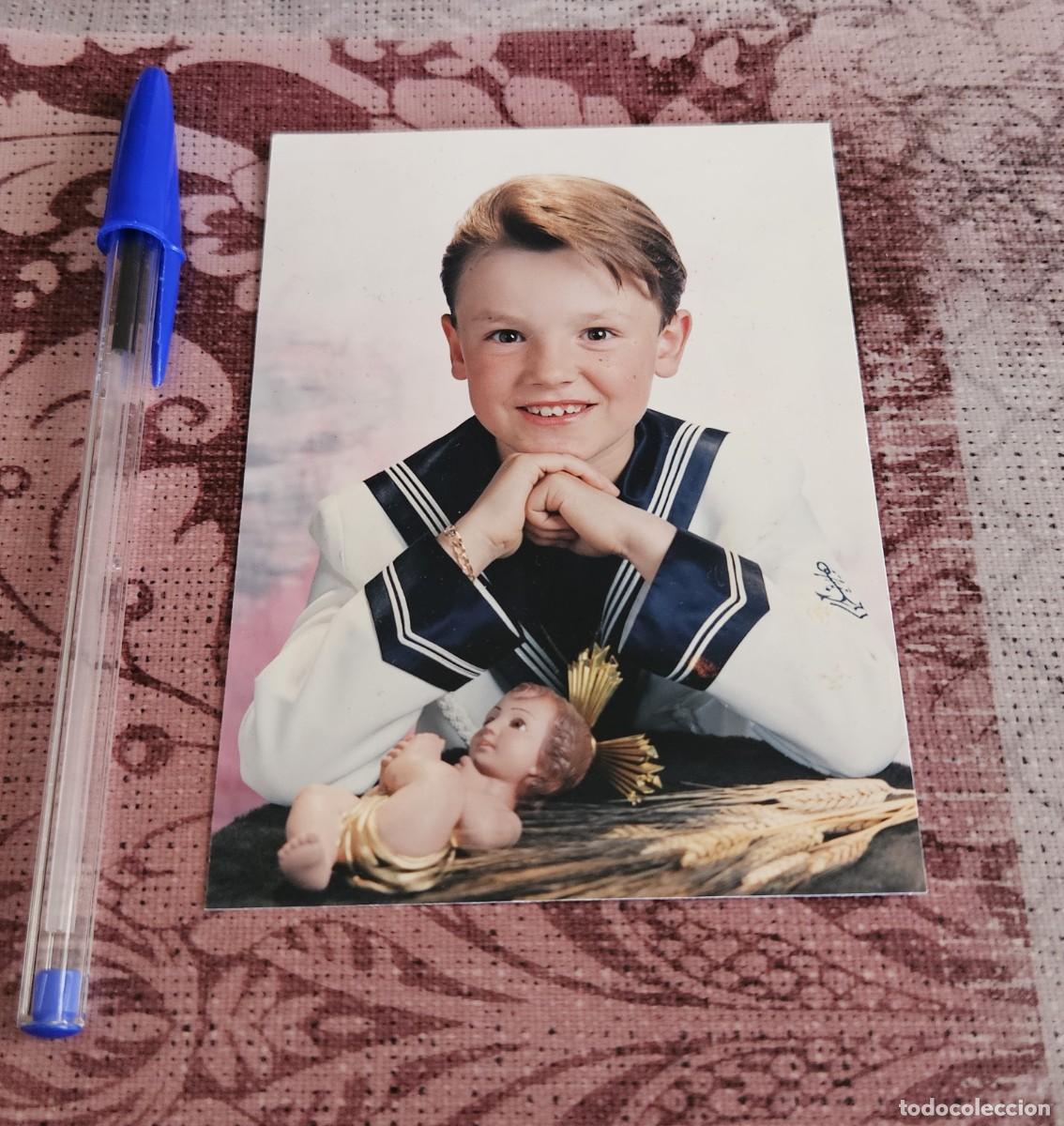 Postales: Estampa/ Fotograf&iacute;a Recordatorio Primera Comuni&oacute;n Ni&ntilde;o B&eacute;tera(Valencia) 26 De Mayo 1996.