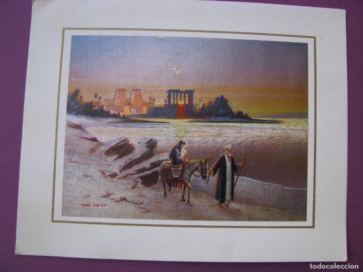 Postales: POSTAL RELIGIOSA. IMAGEN METALIZADA. 18X15 CM DIPTICA. ESCRITA