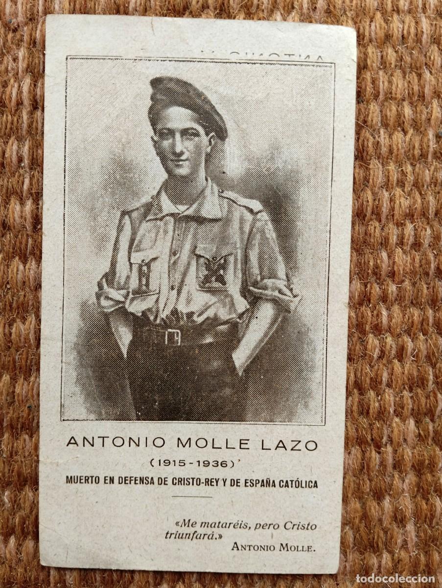 Postales: REQUETE ANTONIO MOLLE LAZO - MUERTO EN DEFENSA DE CRISTO REY 1936