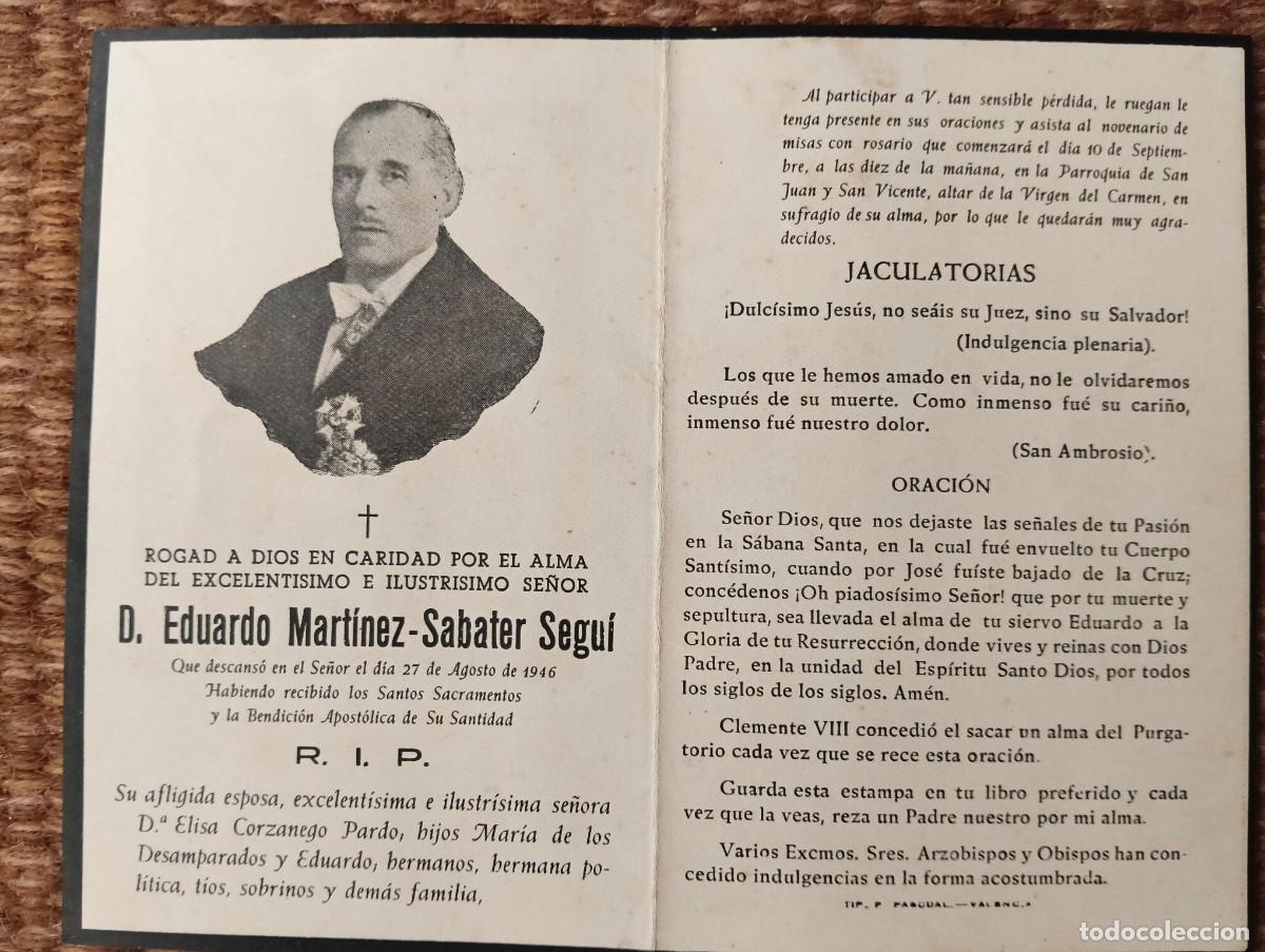 Postales: IN MEMORIAN FALLECIDO EN 1946 - ESQUELA