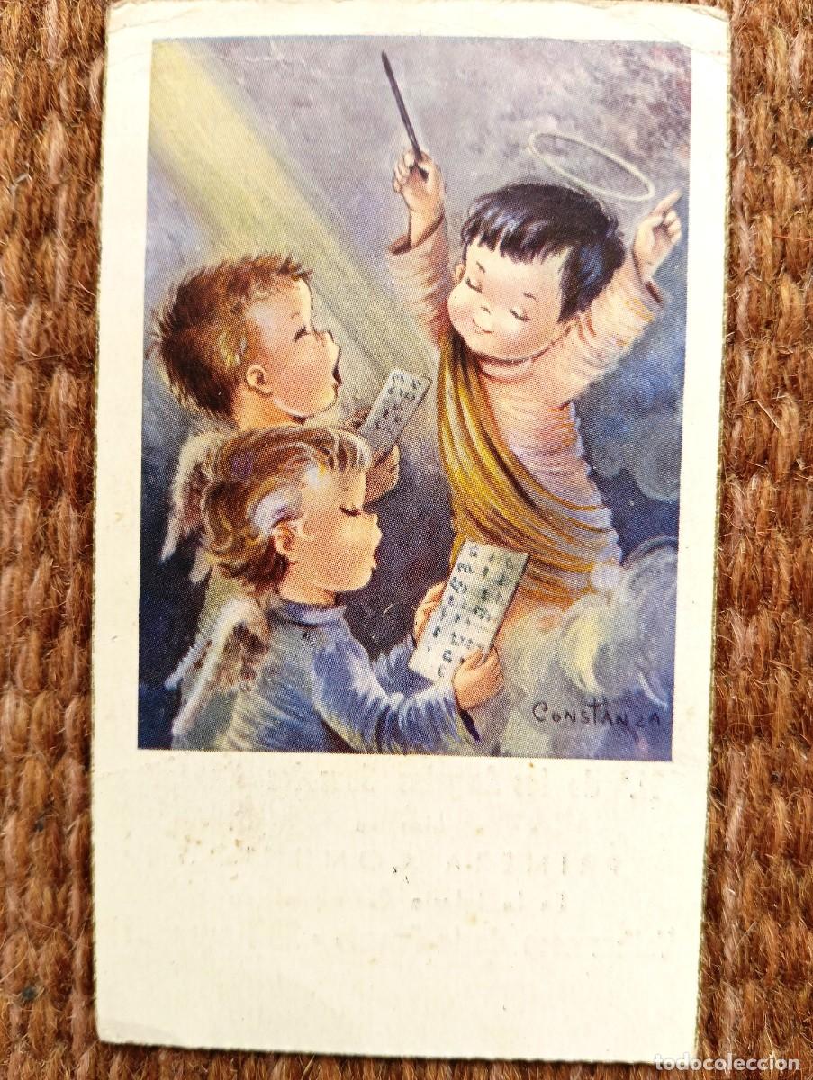 Postales: VALHERMOSO DE LA FUENTE - CUENCA - RECUERDO PRIMERA COMUNION 1961 - ILUSTRACION CONSTANZA
