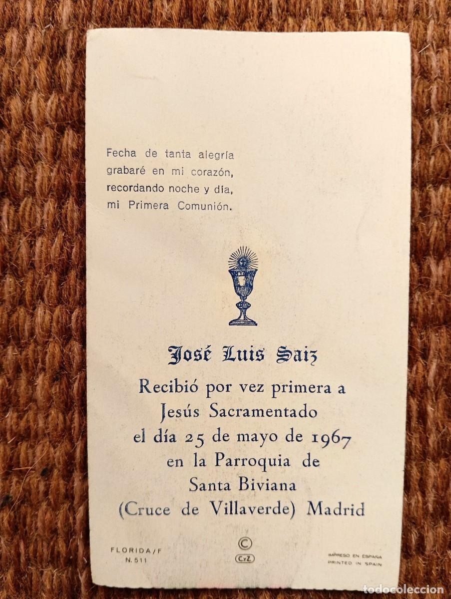 Postales: CRUCE DE VILLAVERDE - MADRID - RECUERDO PRIMERA COMUNION 1967