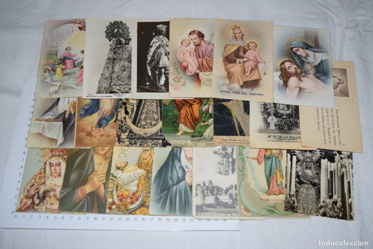 Postales: 20 POSTALES, im&aacute;genes RELIGIOSAS / Diferentes ilustraciones - Diferentes &eacute;pocas - &iexcl;Mira! Lote 02