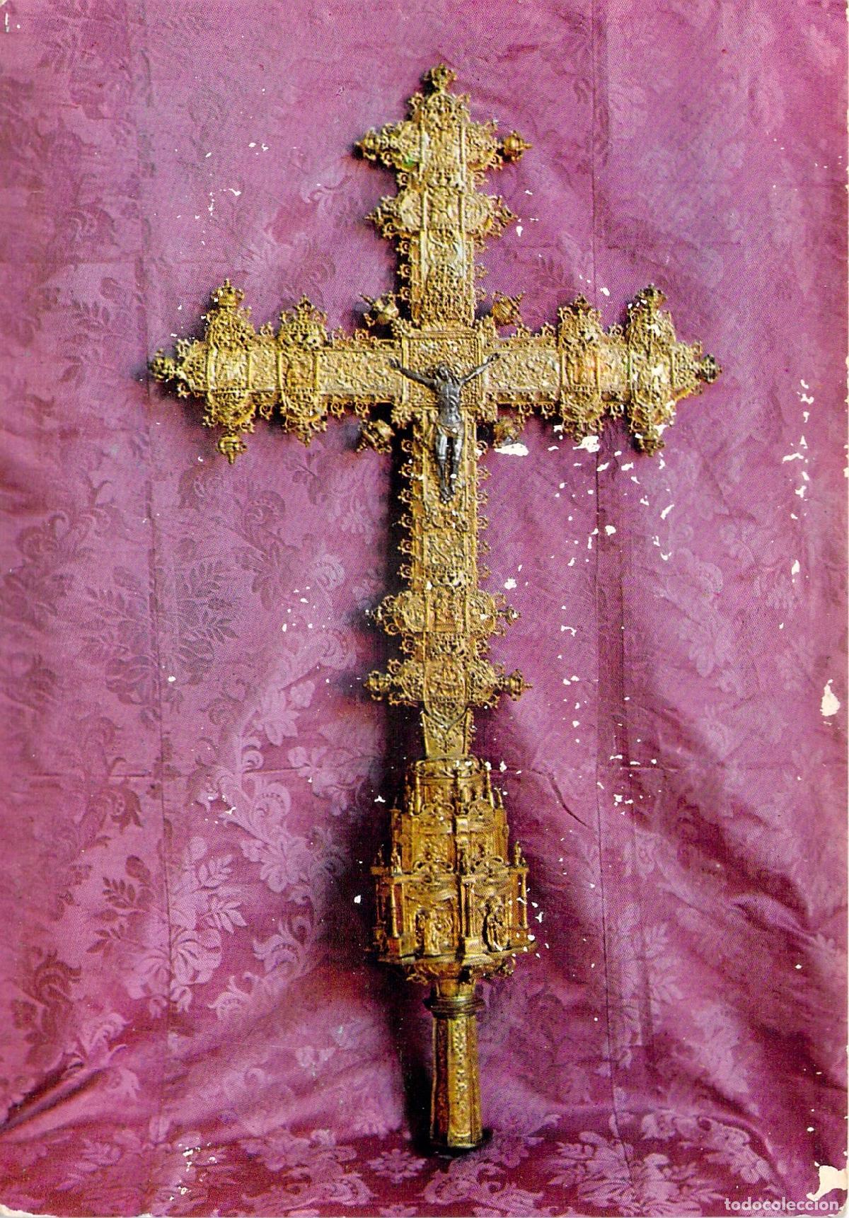 Postales: Postal de la Cruz Parroquial de la Colegiata de Covarrubias, Burgos