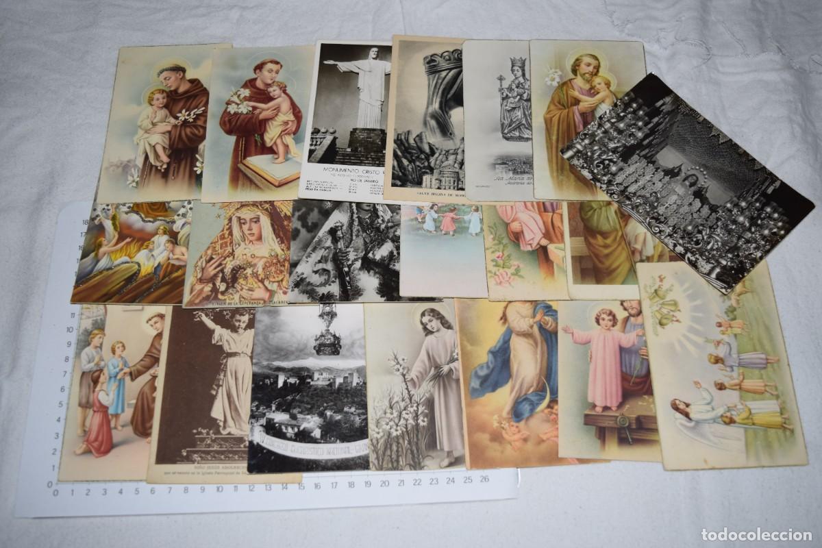 Postales: 20 POSTALES, im&aacute;genes RELIGIOSAS / Diferentes ilustraciones - Diferentes &eacute;pocas - &iexcl;Mira! Lote 05