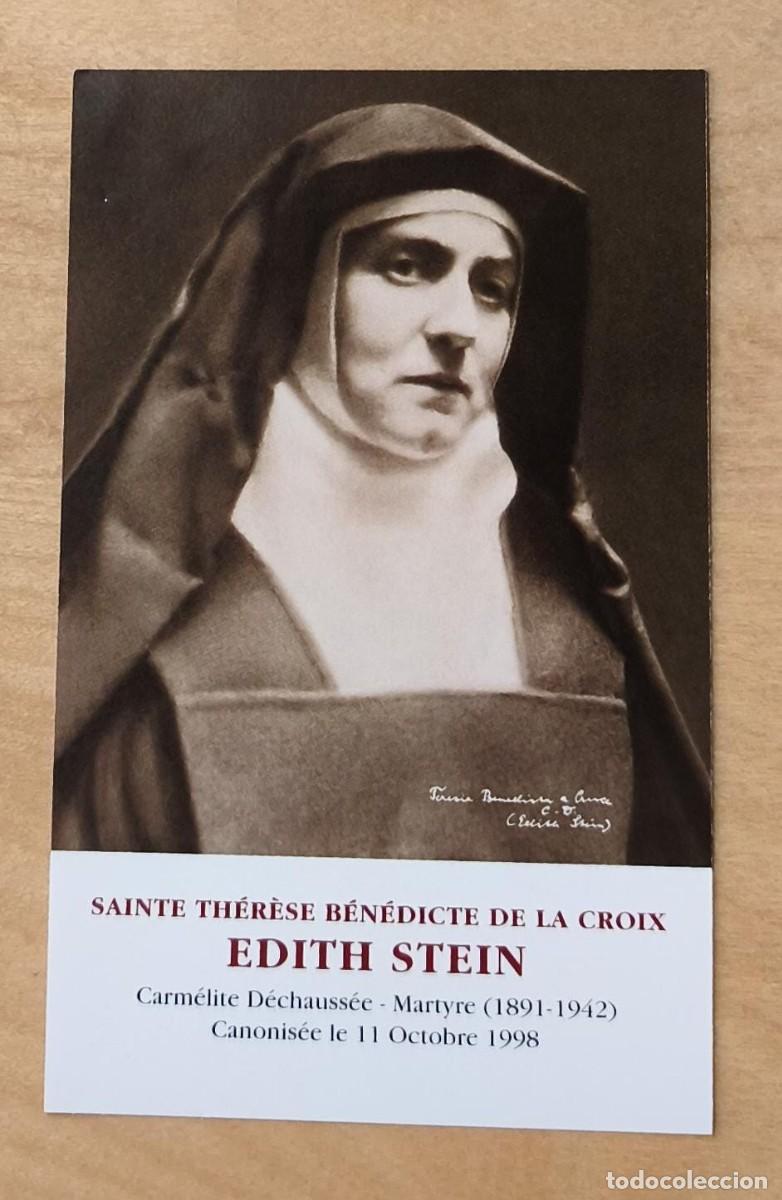 Postales: ES 256 Estampa religiosa - Edith Stein - Carmelita Descalza - Canonizada 1998