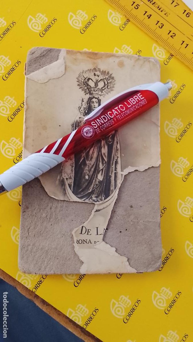 Postales: IMAGEN VIRGEN DE LA OLIVA PATRONA DE VEJER DE LA FRONTERA CADIZ CARTON TAL CUAL FOTO